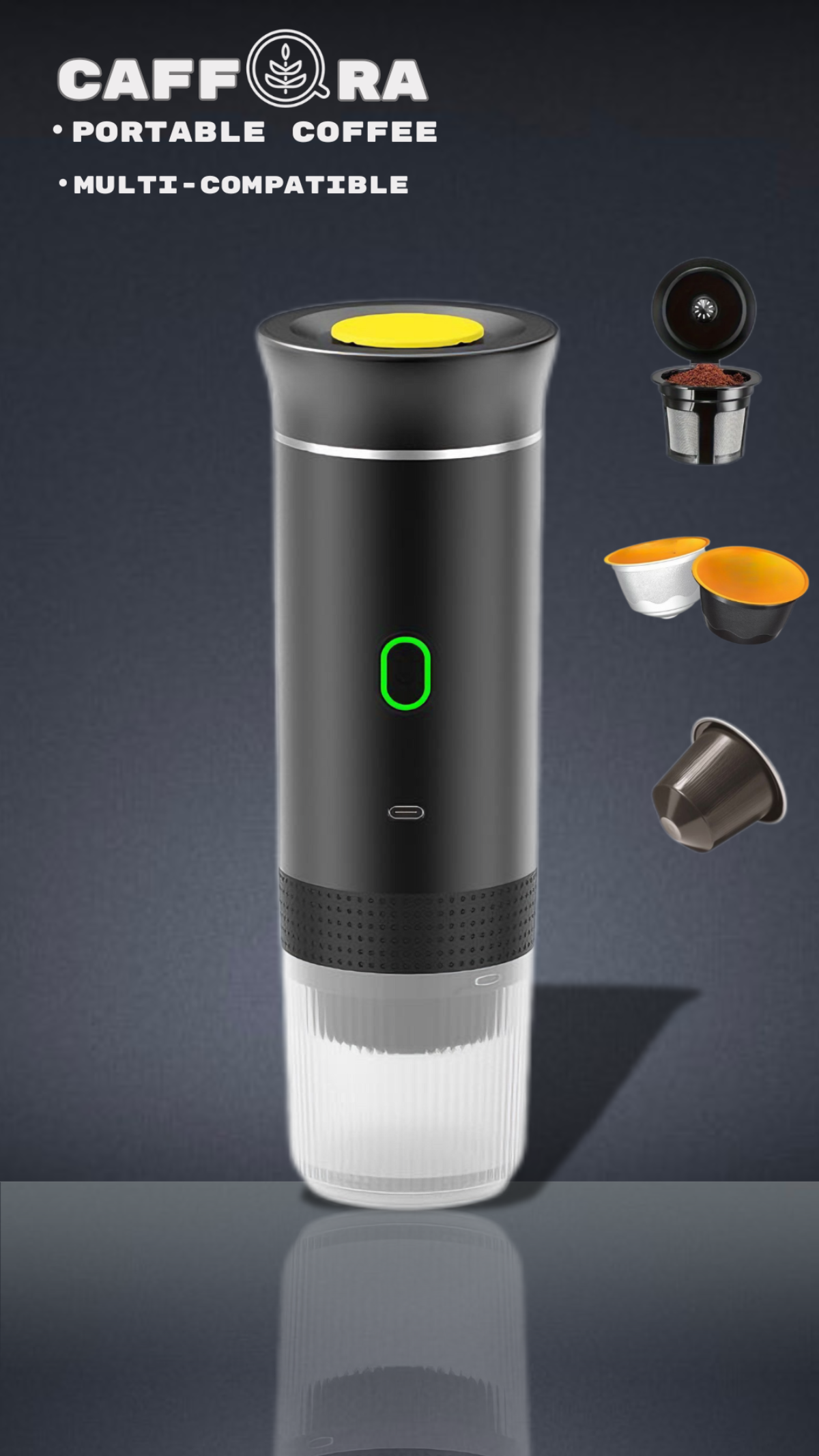 Portable Wireless Espresso Machine | 3-in-1 Travel Coffee Maker