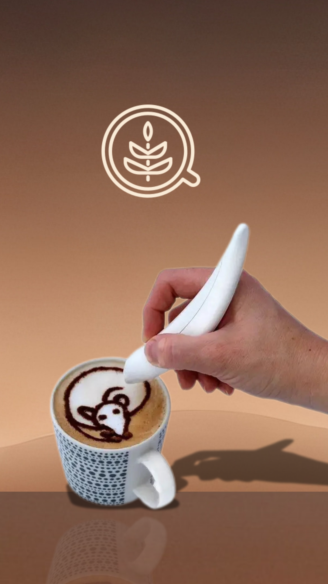 Electric Coffee Art Pen | Latte & Cake Decorating Tool