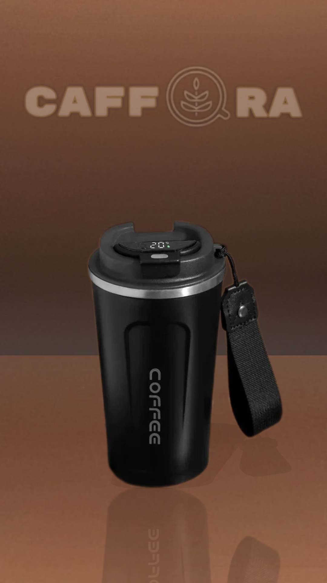 Smart Thermos Coffee Mug | Stainless Steel Insulated Tumbler