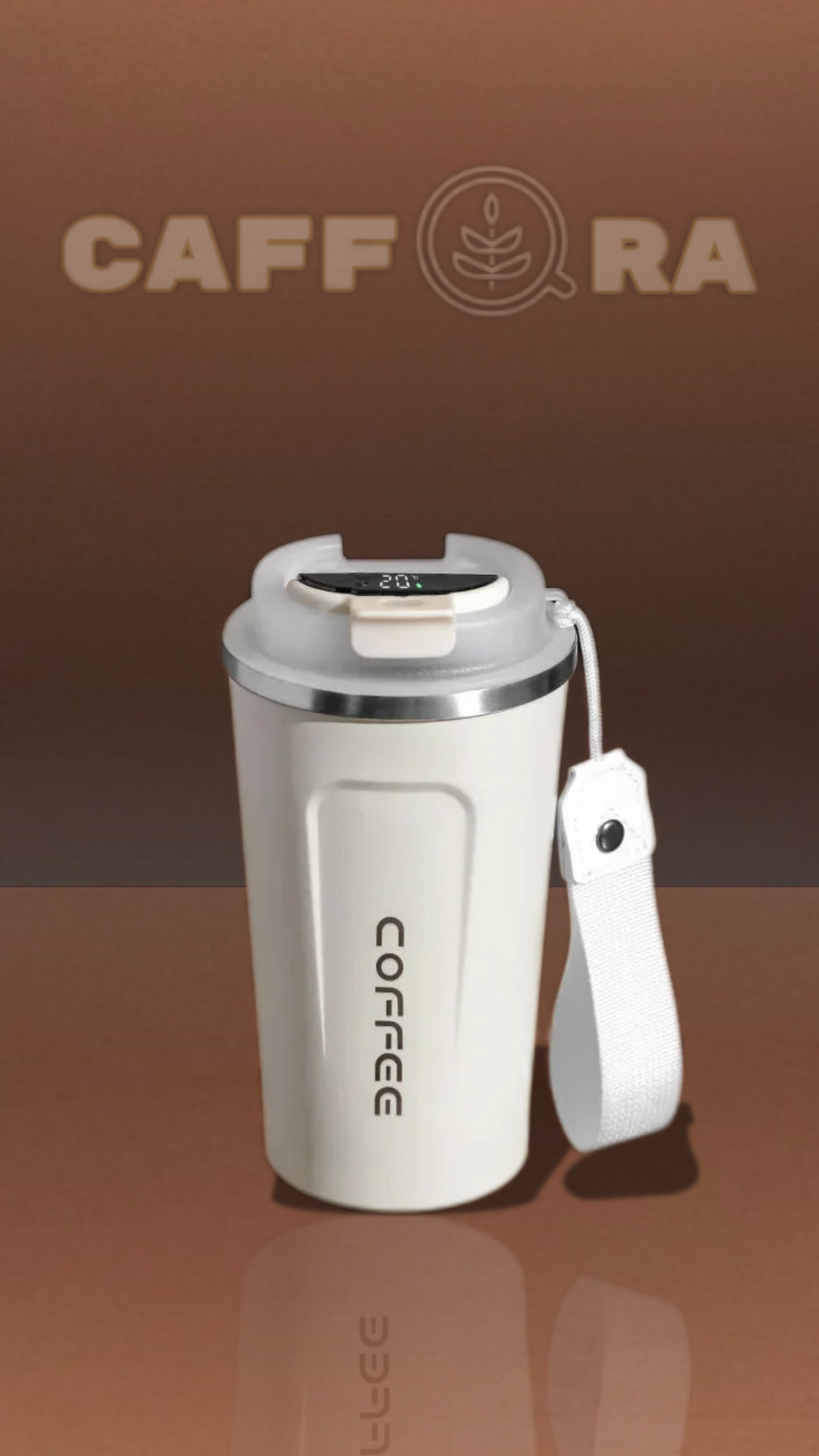 Smart Thermos Coffee Mug | Stainless Steel Insulated Tumbler