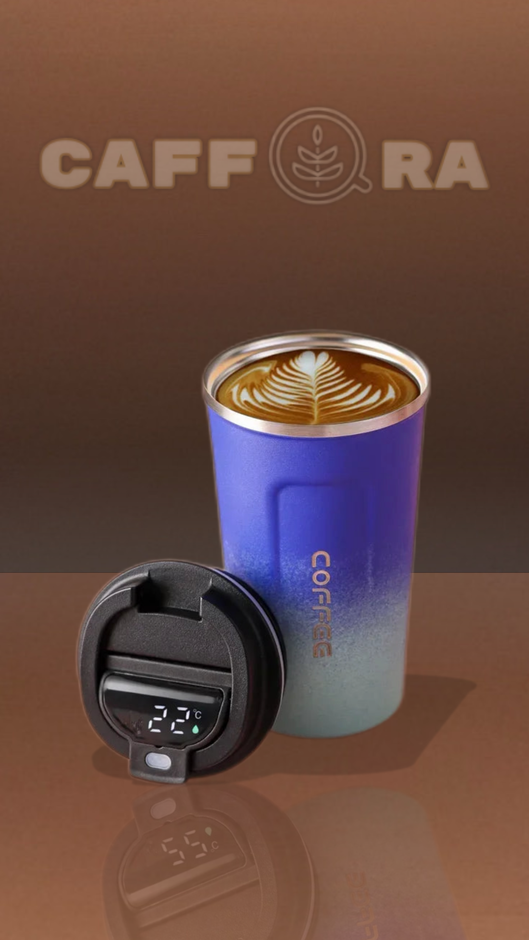 Smart Thermos Coffee Mug | Stainless Steel Insulated Tumbler