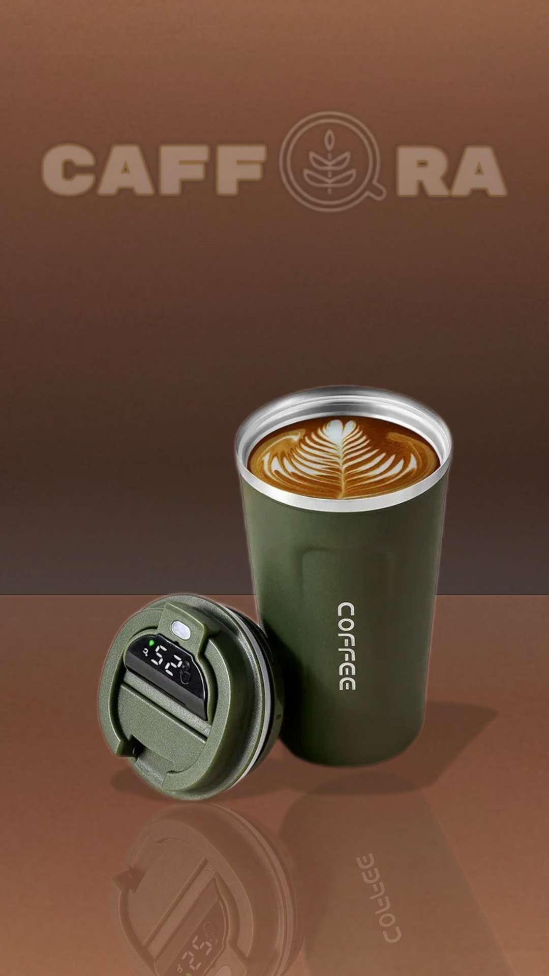 Smart Thermos Coffee Mug | Stainless Steel Insulated Tumbler