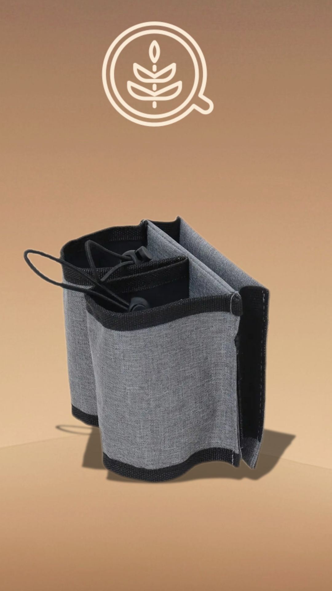 Travel Luggage Cup Holder | Hands-Free Drink Carrier