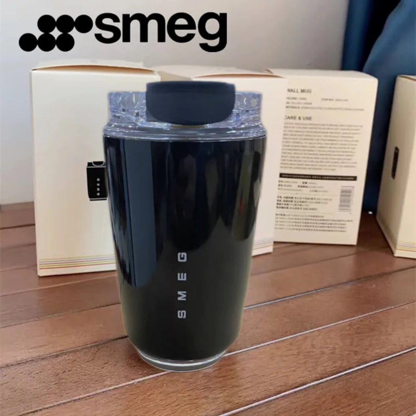 SMEG 240ML Stainless Steel Travel Coffee Cup